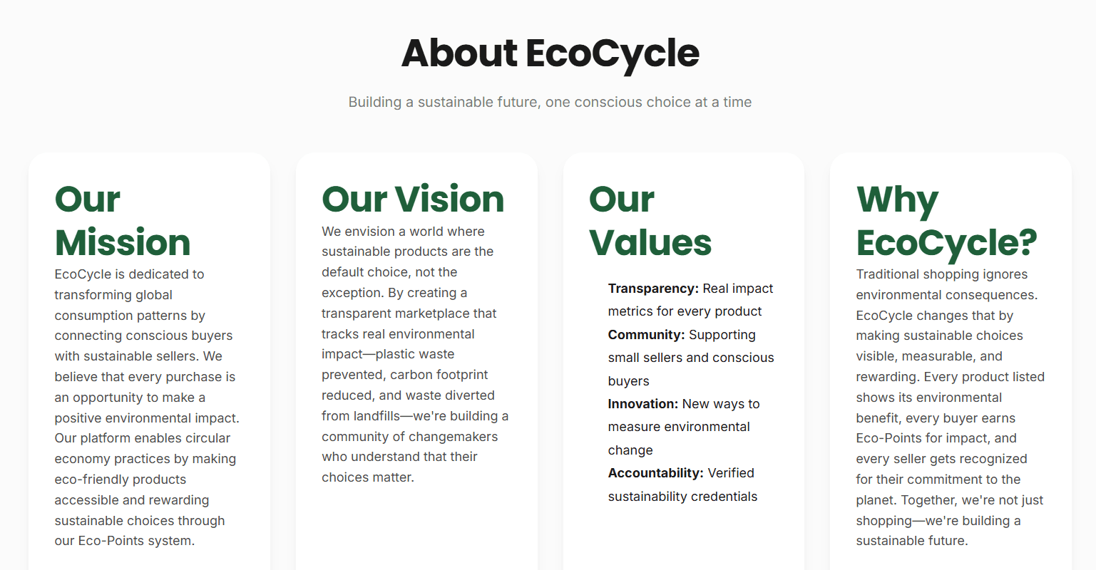 Screenshot Aplikasi EcoCycle - Tampilan 2