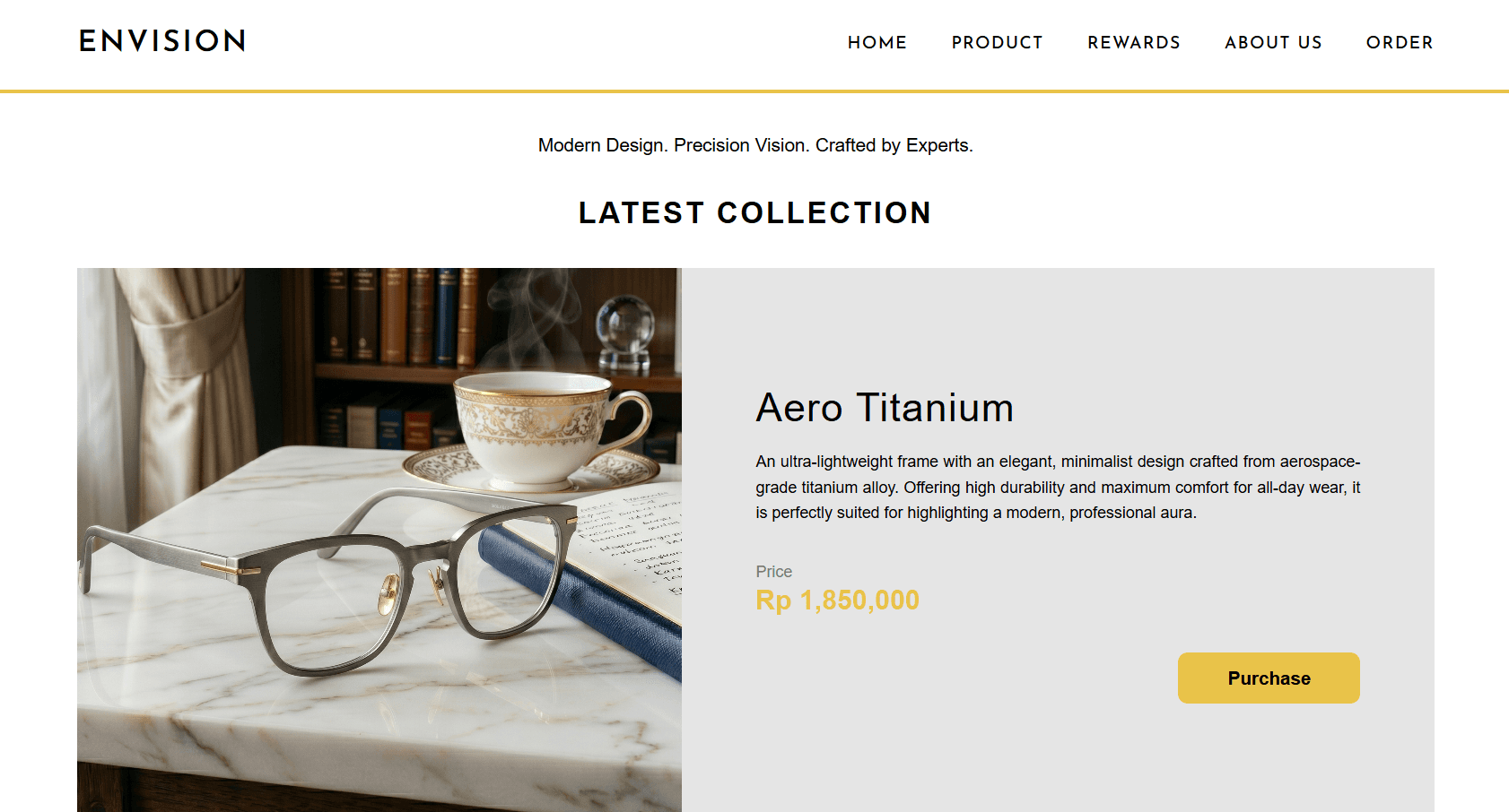 Tangkapan layar dari project eNVision